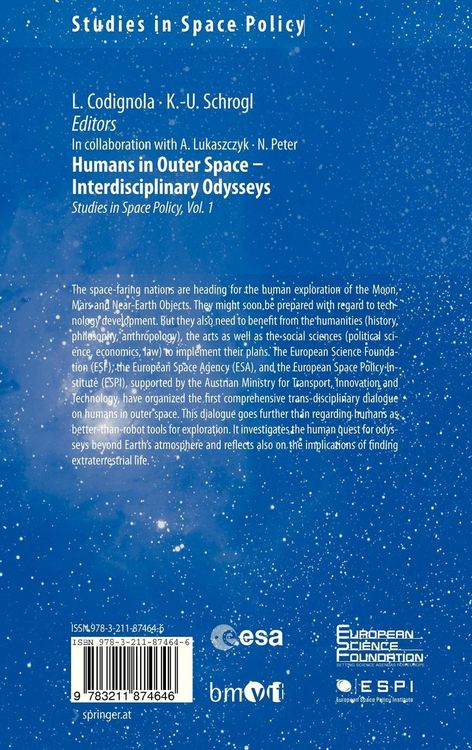Produktbild: Humans in Outer Space - Interdisciplinary Odysseys