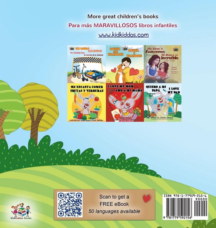 Produktbild: I Love Summer (English Spanish Bilingual Children's Book)