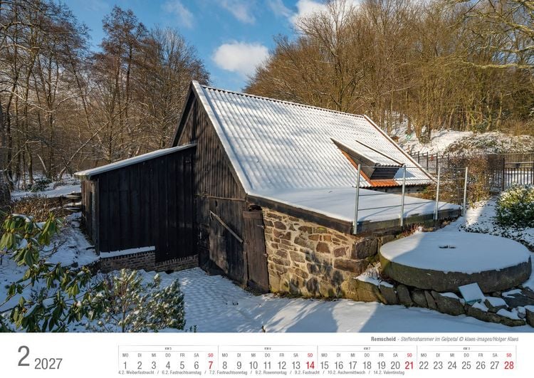 Produktbild: Remscheid 2027 Bildkalender A3 Spiralbindung