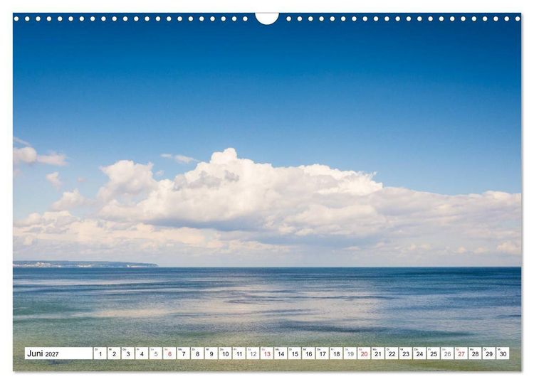 Produktbild: Insel R&uuml;gen - Die K&uuml;ste von Sellin bis Kap Arkona (Wandkalender 2027 DIN A3 quer), CALVENDO Monatskalender