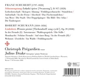 Produktbild: Schwanengesang/Liederkreis