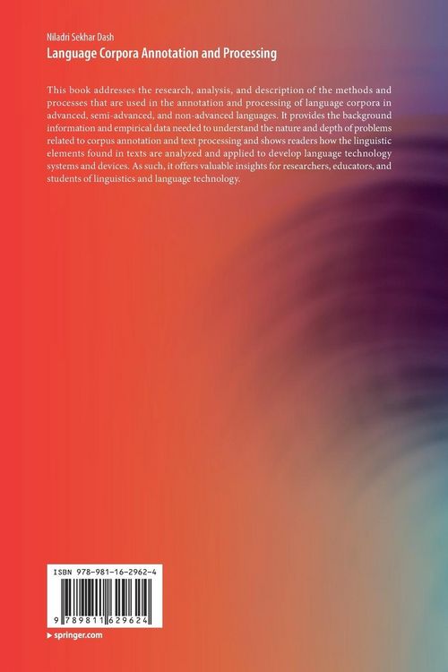 Produktbild: Language Corpora Annotation and Processing