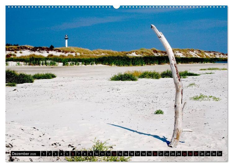 Produktbild: Bornholm - D&auml;nemark (hochwertiger Premium Wandkalender 2026 DIN A2 quer), Kunstdruck in Hochglanz