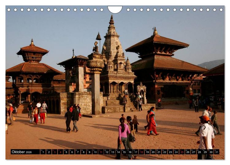 Produktbild: Nepal (Wandkalender 2026 DIN A4 quer), CALVENDO Monatskalender
