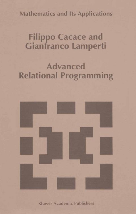 Produktbild: Advanced Relational Programming