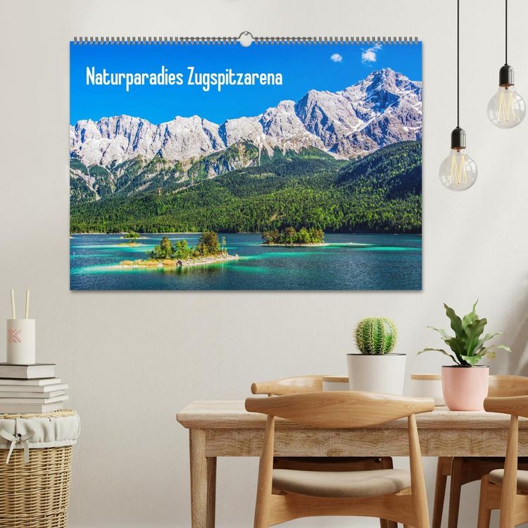 Produktbild: Naturparadies Zugspitzarena (Wandkalender 2026 DIN A2 quer), CALVENDO Monatskalender