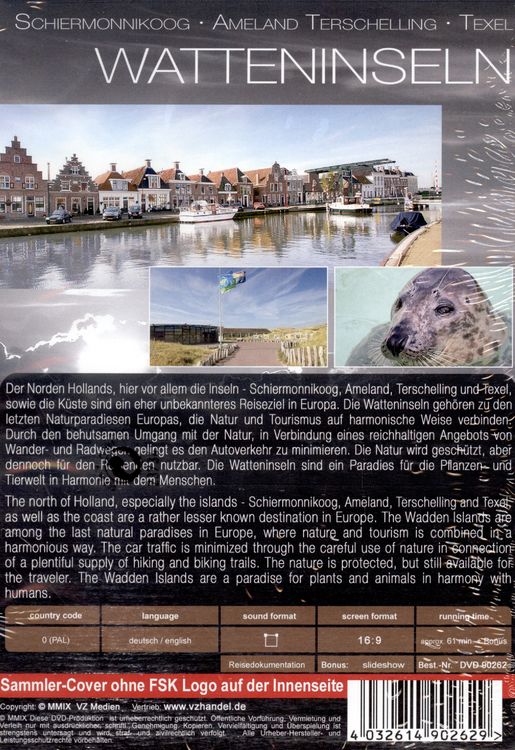 Produktbild: Insider - Niederlande: Watteninsel