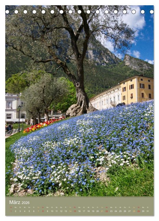 Produktbild: Gardasee - Die sch&ouml;nsten Momente am Gardasee (Tischkalender 2026 DIN A5 hoch), CALVENDO Monatskalender