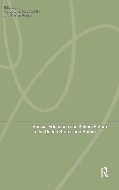 Produktbild: Special Education and School Reform in the United States and Britain