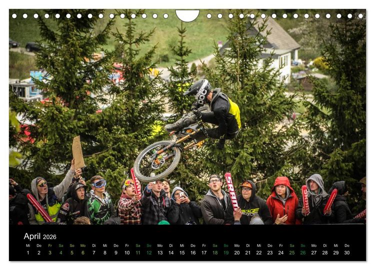 Produktbild: Downhill Racing 2026 (Wandkalender 2026 DIN A4 quer), CALVENDO Monatskalender