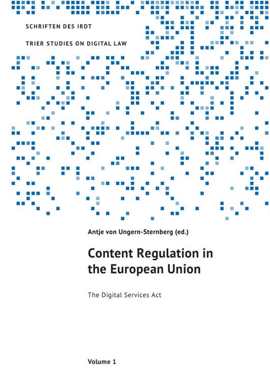 Produktbild: TRIER STUDIES ON DIGITAL LAW / Content Regulation in the European Union