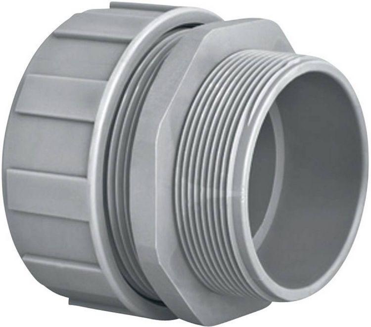 Produktbild: HellermannTyton 166-40707 PSR40-S-M40 Schlauchverschraubung Grau M40 35.40mm Gerade 1St.