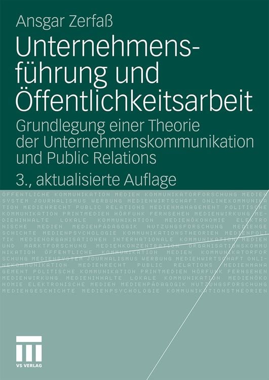Produktbild: Unternehmensführung und Öffentlichkeitsarbeit
