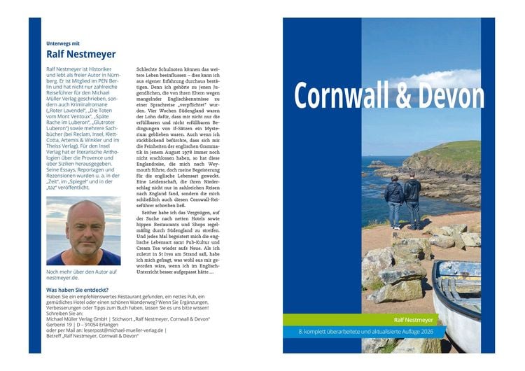 Produktbild: Reisef&uuml;hrer Cornwall