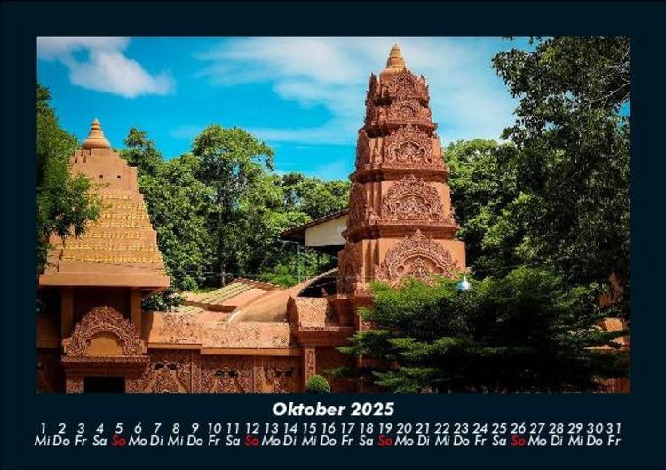 Produktbild: Tempel 2025 Fotokalender DIN A5