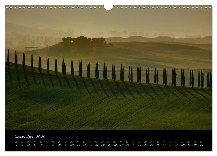 Produktbild: Licht der Toscana (Wandkalender 2026 DIN A3 quer), CALVENDO Monatskalender