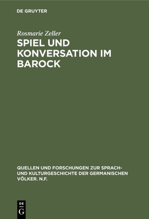 Produktbild: Spiel und Konversation im Barock
