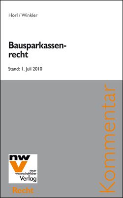 Produktbild: Bausparkassenrecht