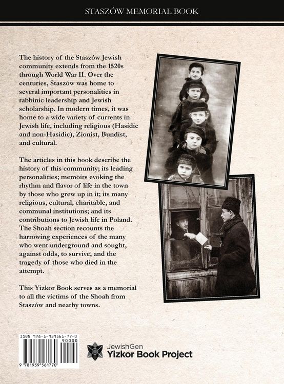 Produktbild: Stasz&oacute;w Memorial Book