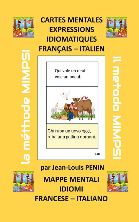 Produktbild: Cartes mentales expressions idiomatiques fran&ccedil;ais italien