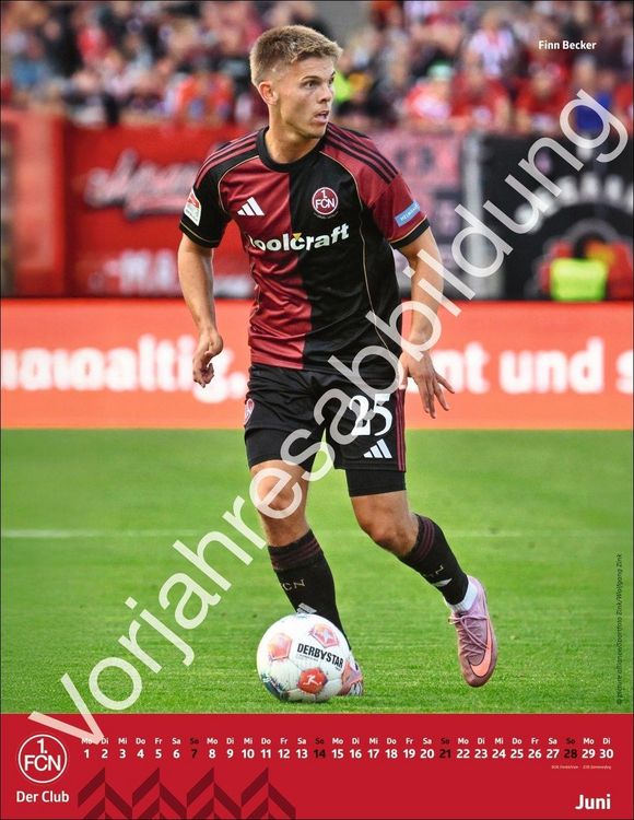 Produktbild: 1. FC N&uuml;rnberg Posterkalender 2027
