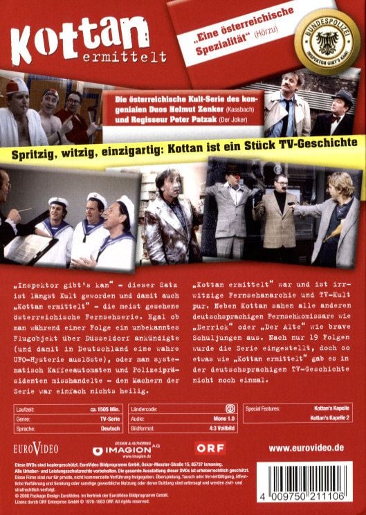 Produktbild: Kottan ermittelt - Box [4 DVDs]
