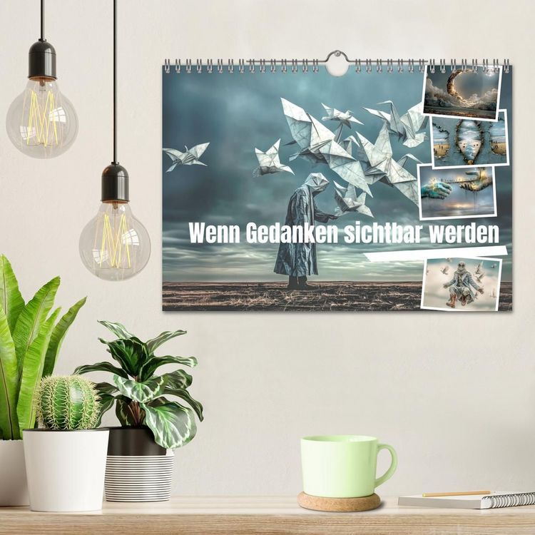 Produktbild: Wenn Gedanken sichtbar werden (Wandkalender 2027 DIN A4 quer), CALVENDO Monatskalender