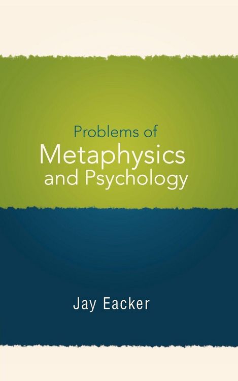 Produktbild: Problems of Metaphysics and Psychology