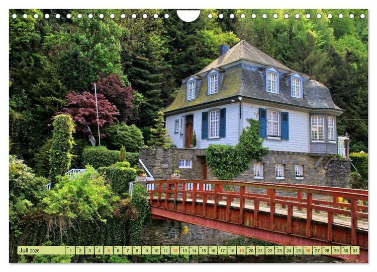 Produktbild: Die sch&ouml;nsten Orte der Eifel - Monschau (Wandkalender 2026 DIN A4 quer), CALVENDO Monatskalender