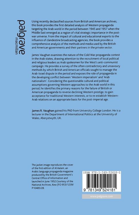 Produktbild: The Failure of American and British Propaganda in the Arab Middle East, 1945&ndash;1957