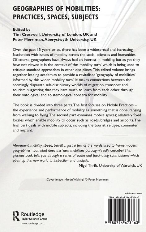 Produktbild: Geographies of Mobilities