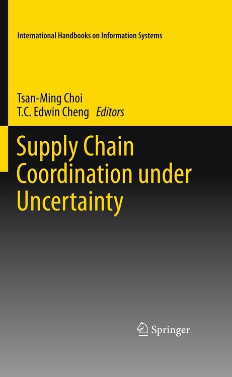 Produktbild: Supply Chain Coordination under Uncertainty