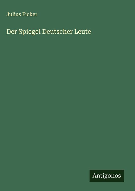 Produktbild: Der Spiegel Deutscher Leute