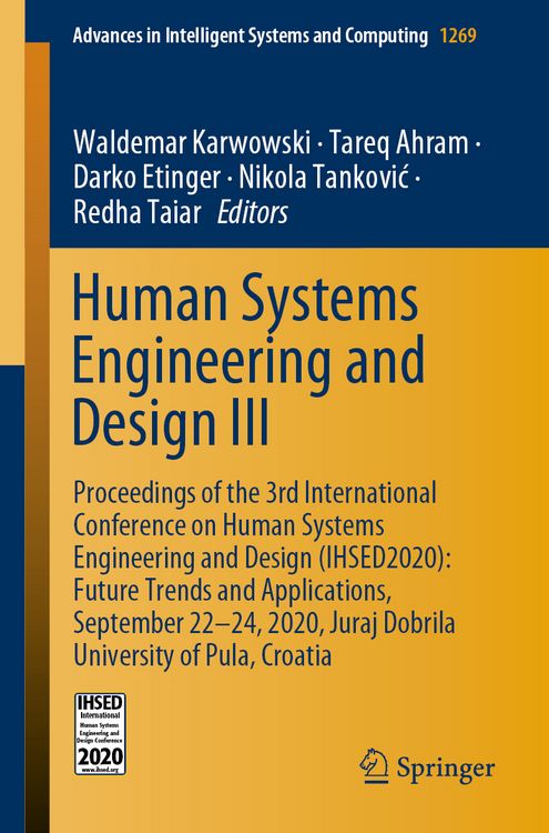 Produktbild: Human Systems Engineering and Design III