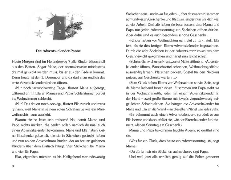 Produktbild: Advent im Holunderweg - 24 neue Geschichten bis zum Weihnachtsfest