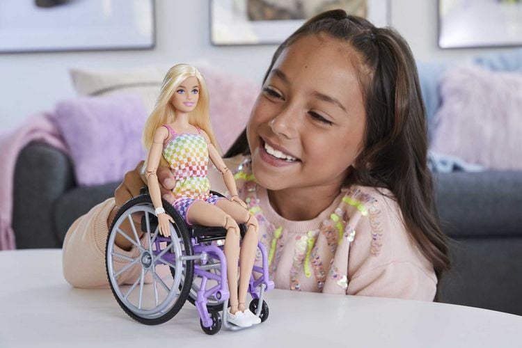 Produktbild: Barbie Fashionistas Puppe im Rollstuhl