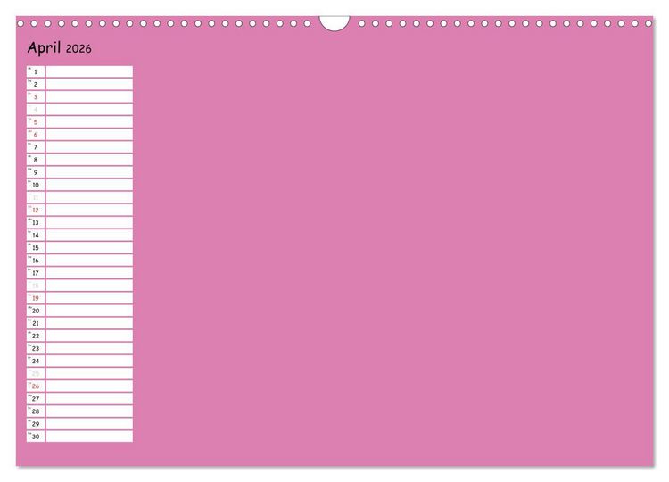 Produktbild: Bunter Bastelkalender (Wandkalender 2026 DIN A3 quer), CALVENDO Monatskalender