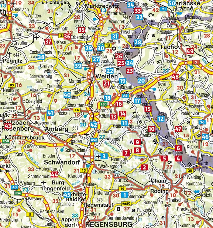 Produktbild: ROTHER Wanderf&uuml;hrer Oberpf&auml;lzer Wald