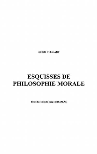 Produktbild: Esquisses de philosophie morale 1793-182