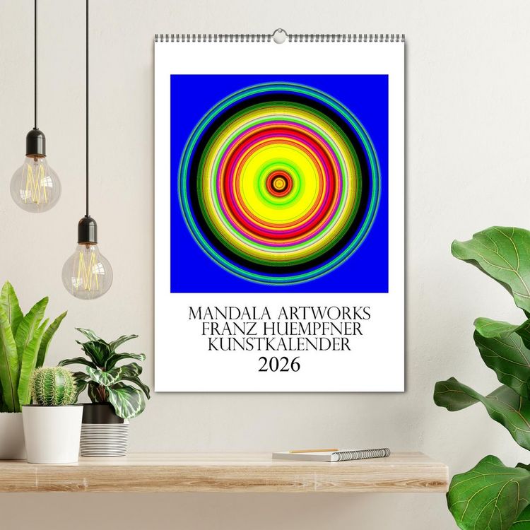 Produktbild: Mandala Artworks - Kunstkalender von Franz Huempfner (Wandkalender 2026 DIN A2 hoch), CALVENDO Monatskalender