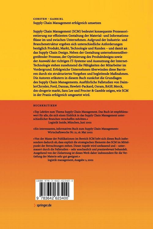 Produktbild: Supply Chain Management erfolgreich umsetzen
