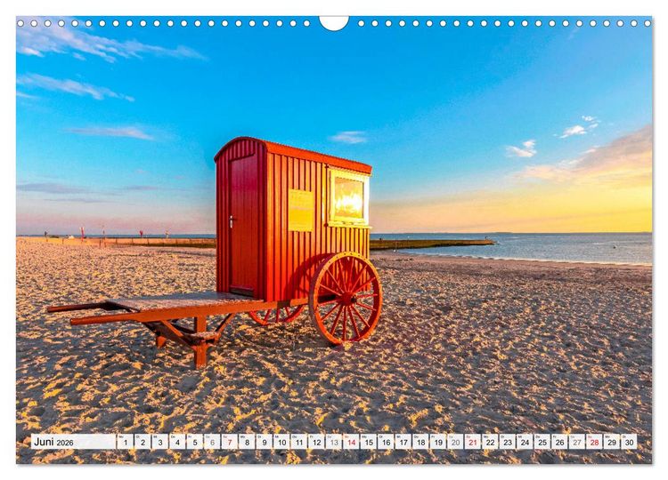 Produktbild: An der Nordsee, Urlaub im Norden Deutschlands (Wandkalender 2026 DIN A3 quer), CALVENDO Monatskalender