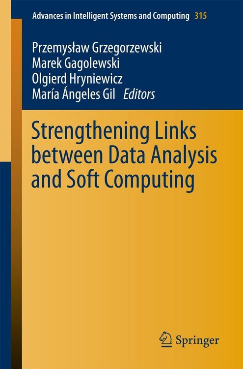 Produktbild: Strengthening Links Between Data Analysis and Soft Computing