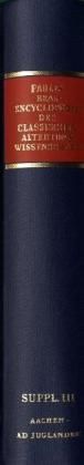 Produktbild: Realencyclop&auml;die der classischen Altertumswissenschaft