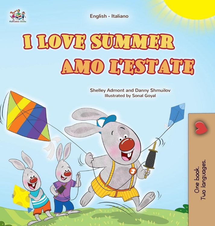 Produktbild: I Love Summer (English Italian Bilingual Children's Book)