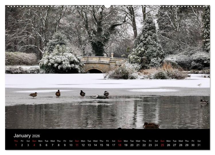 Produktbild: Cheltenham A Cotswold Town (High Quality Premium Wall Calendar 2026 DIN A2 landscape),CALVENDO 12 Month Wall Calendar
