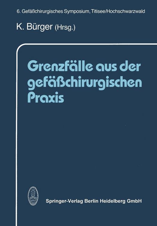 Produktbild: Grenzf&auml;lle aus der gef&auml;&szlig;chirurgischen Praxis