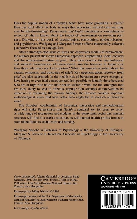 Produktbild: Bereavement and Health