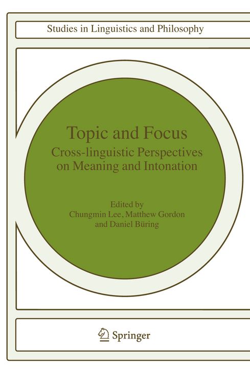 Produktbild: Topic and Focus