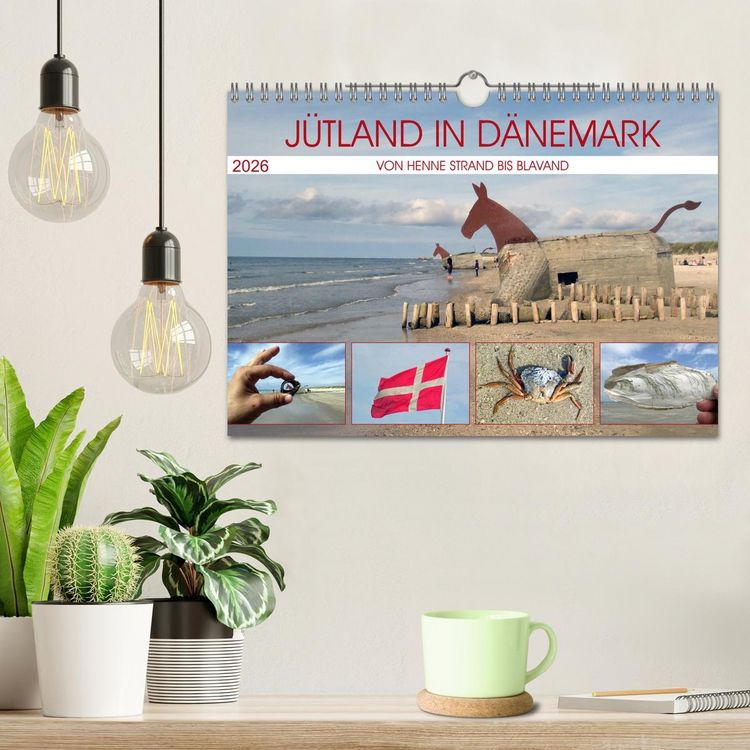 Produktbild: J&uuml;tland in D&auml;nemark - Von Henne Strand bis Blavand (Wandkalender 2026 DIN A4 quer), CALVENDO Monatskalender